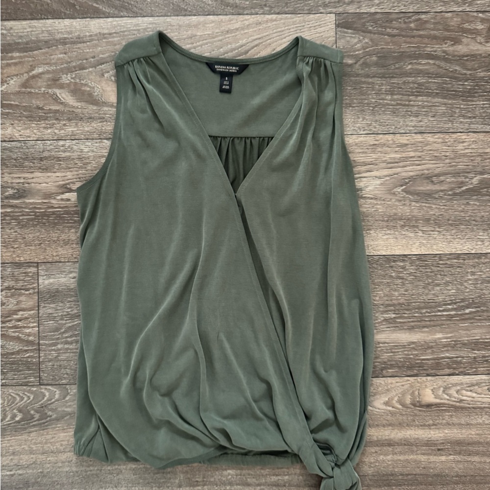 Banana Republic Draped Wrap Top